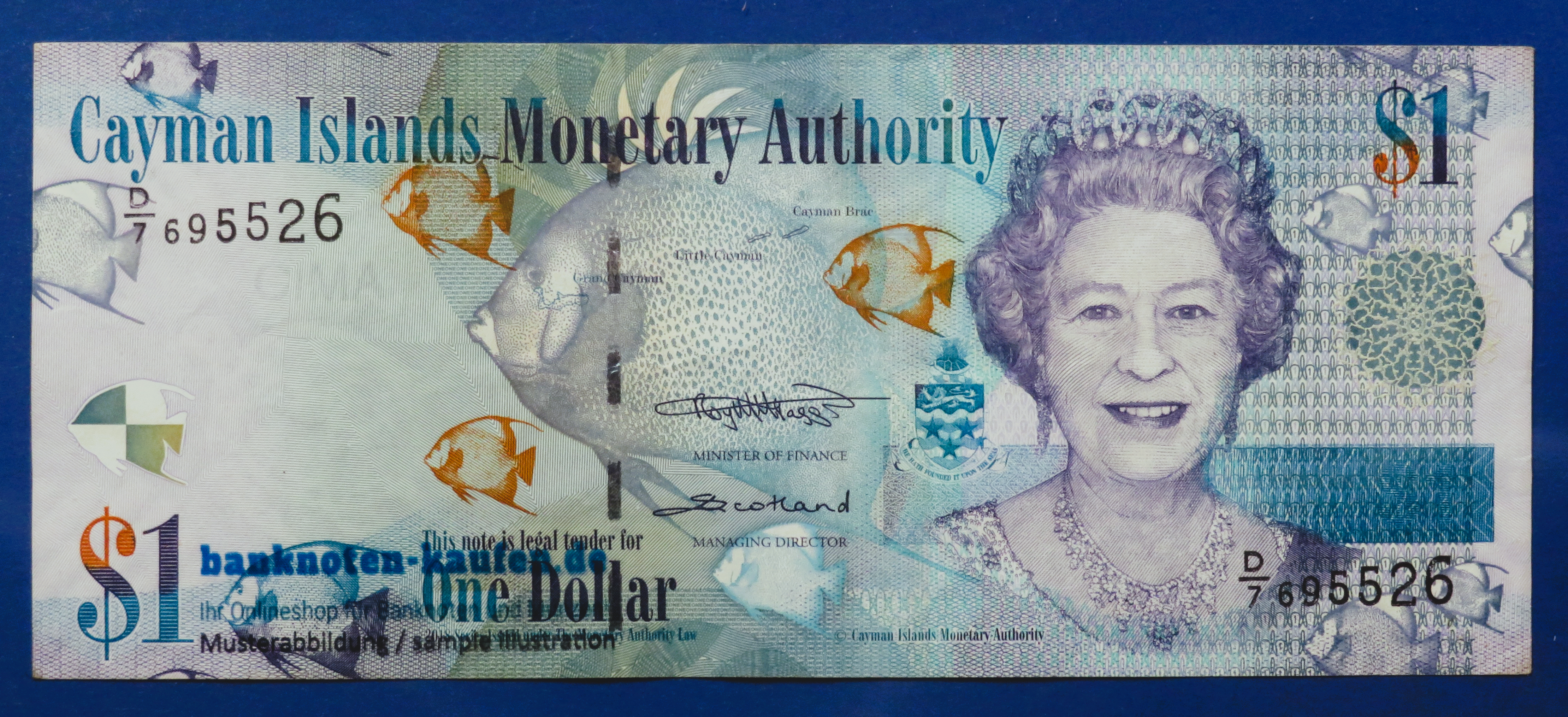 Cayman Islands, 1 Dollar, 2018, circulated (USED / VF)