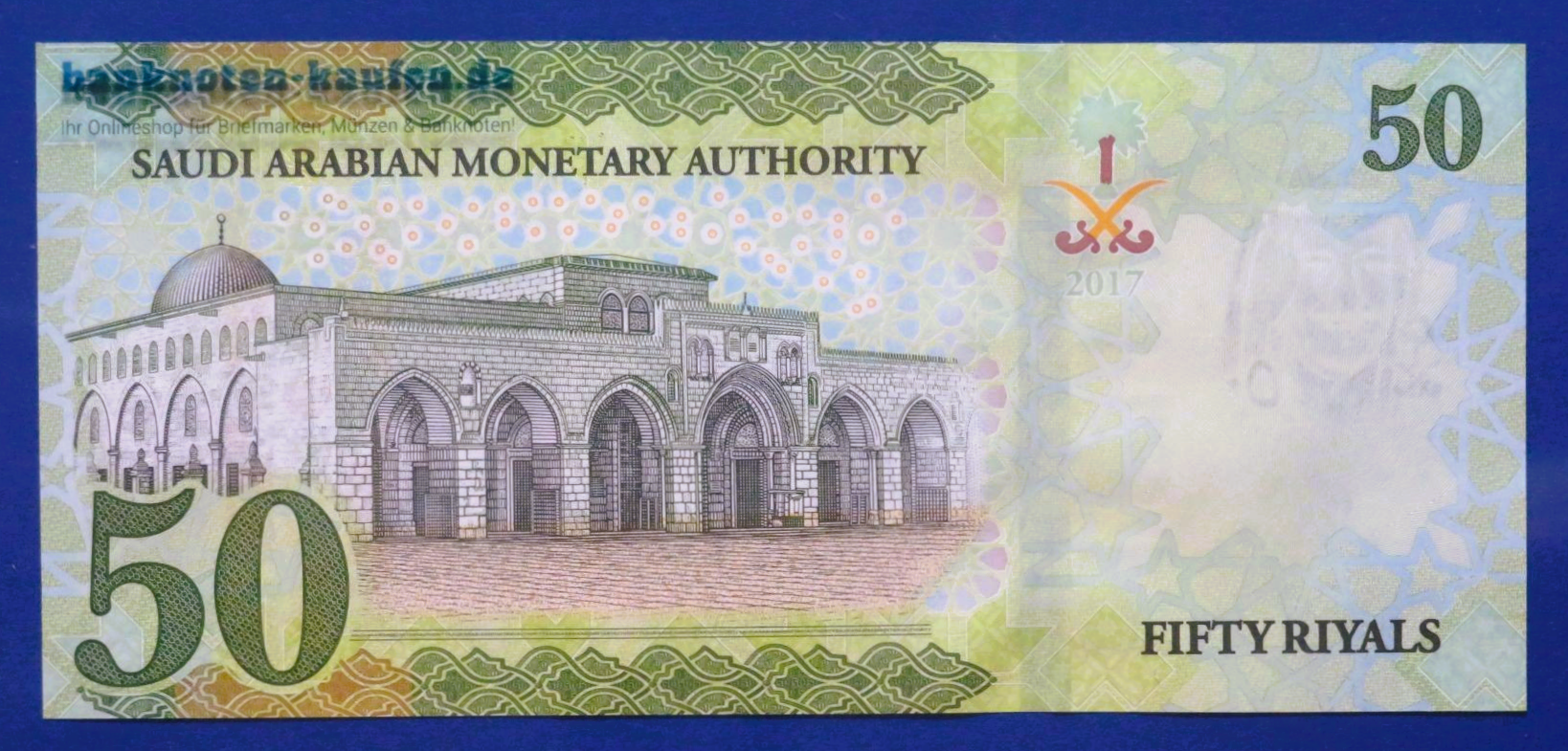 Saudi Arabia, 50 Riyals, 2017, uncirculated (UNC), P-40b