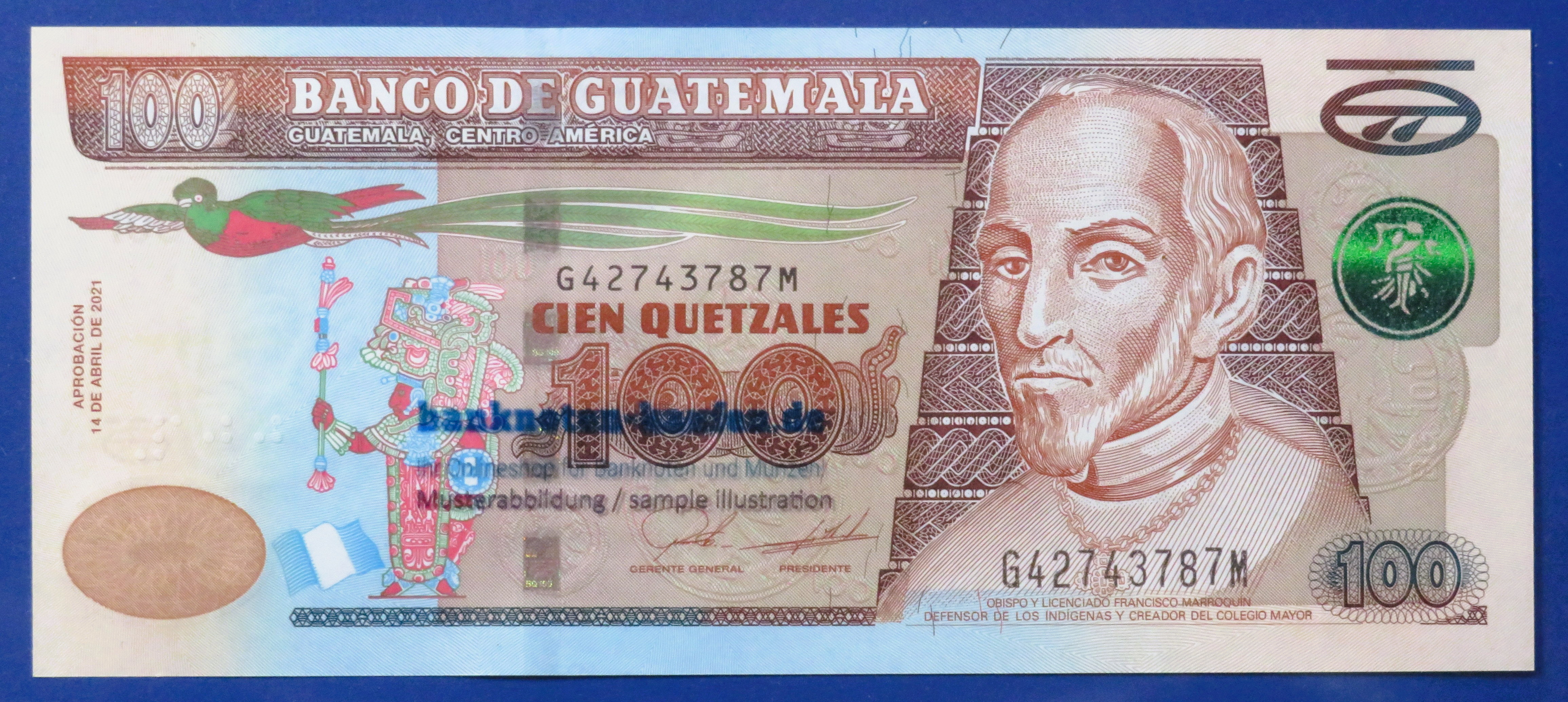 Guatemala, 100 Quetzales, 2021, uncirculated (UNC)