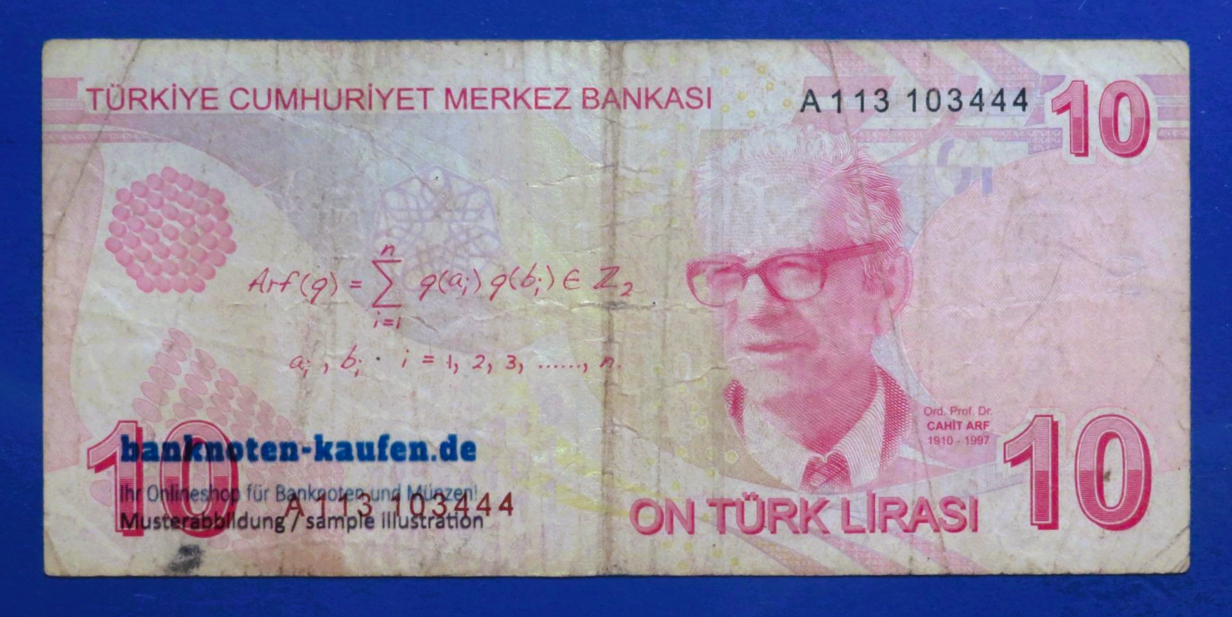 Turkey, 10 Lira, 2009, circulated (USED / F), P-223