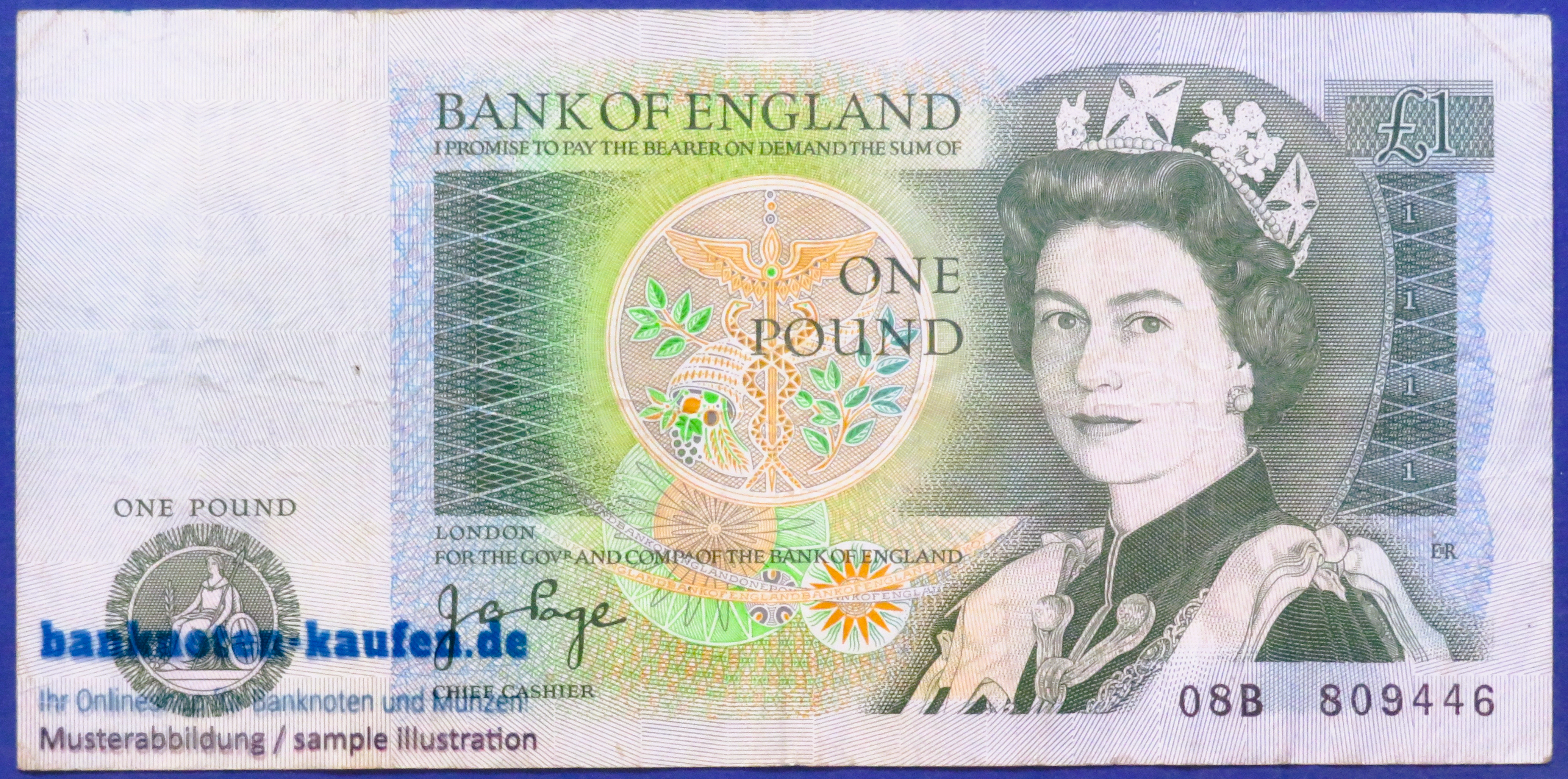 Großbritannien, 1 Pound, 1978-1984ND, gebraucht (USED / F), P-377a