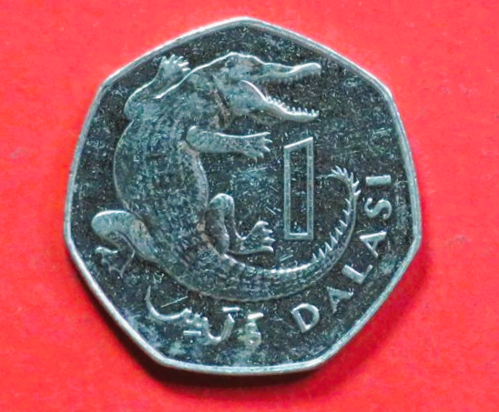 Gambia, 1 Dalasi, 2008+, gebraucht (used / ss+), # 68a