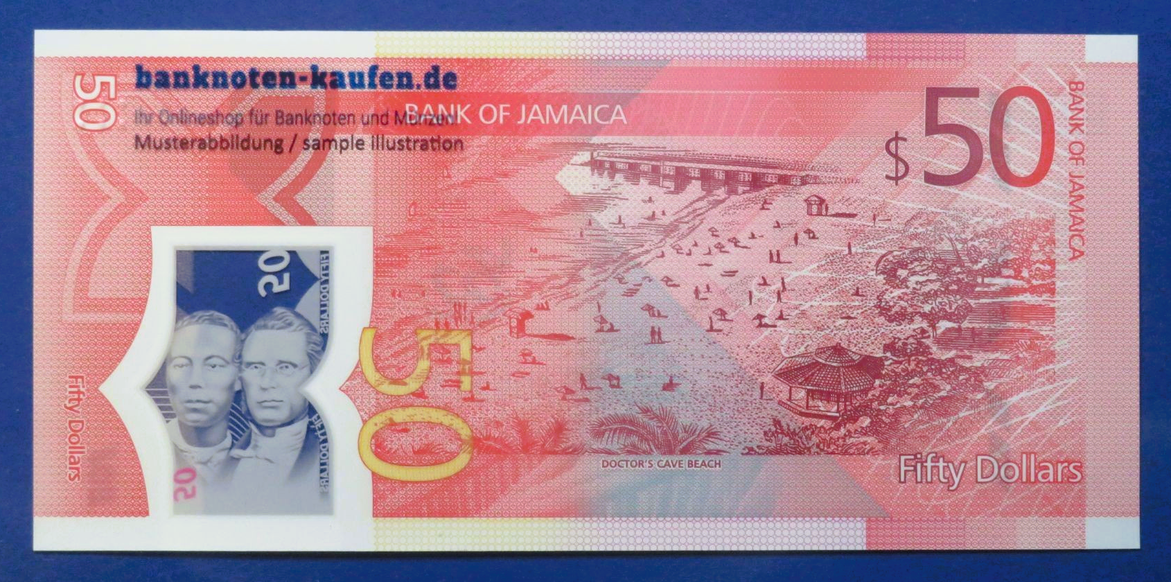 Jamaica, 50 Dollars, 2022, uncirculated (UNC), Polymer, Commemorative issue