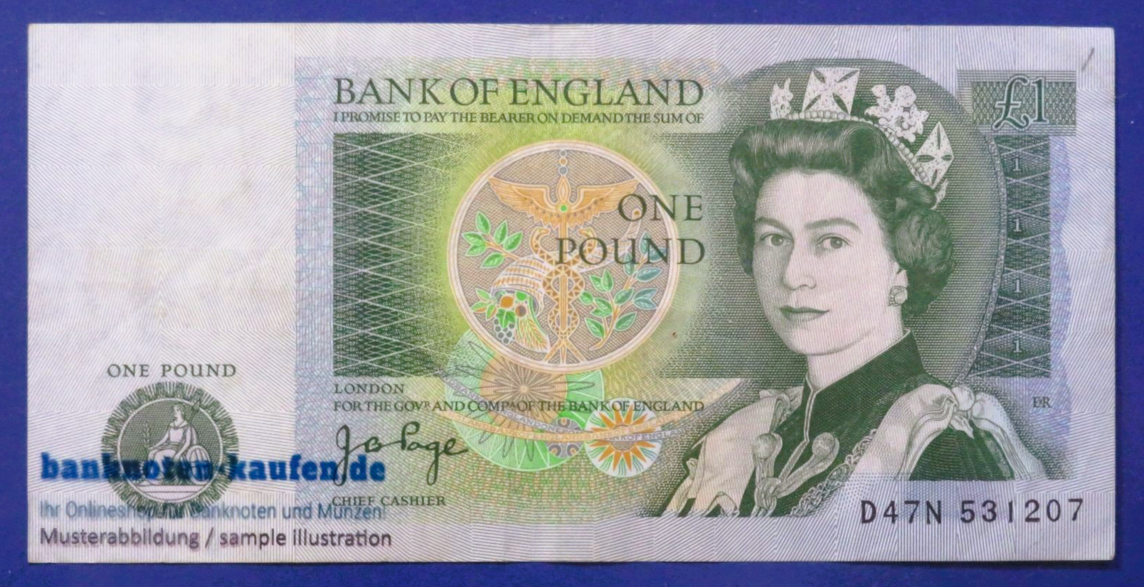 Great Britain, 1 Pound, 1978-1984ND, circulated (USED / VF), P-377a