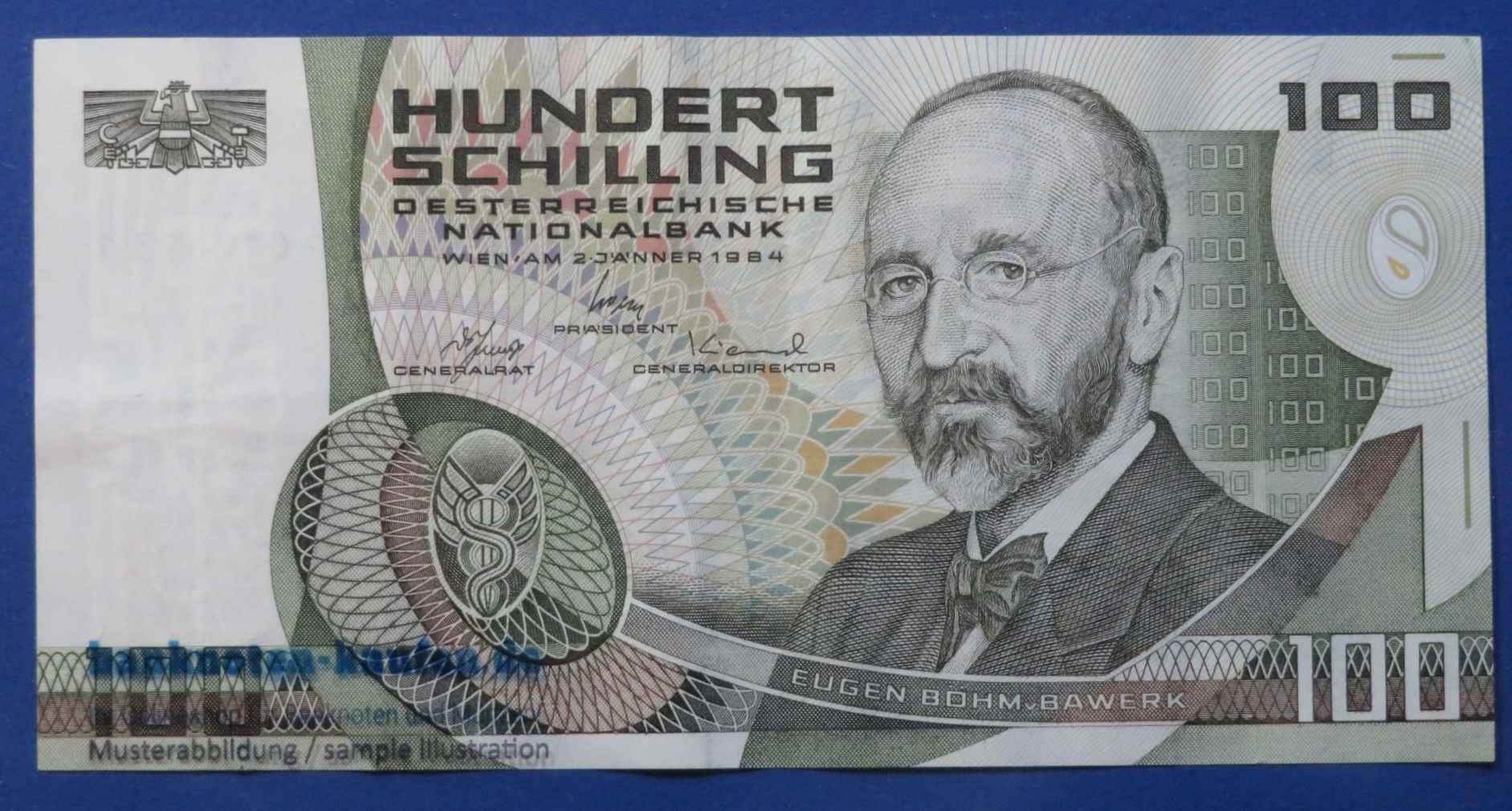 Austria, 100 Schilling, 1984, circulated (USED / VF), P-150