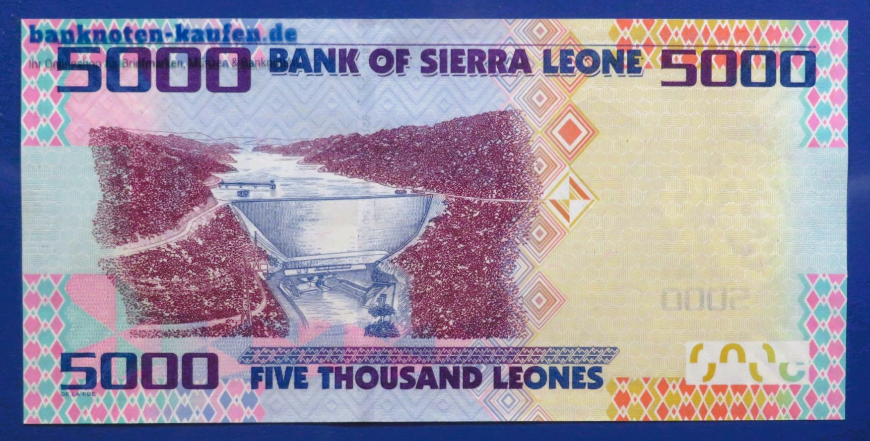 Sierra Leone, 5.000 Leones, 2021, kassenfrisch (UNC), P-32f