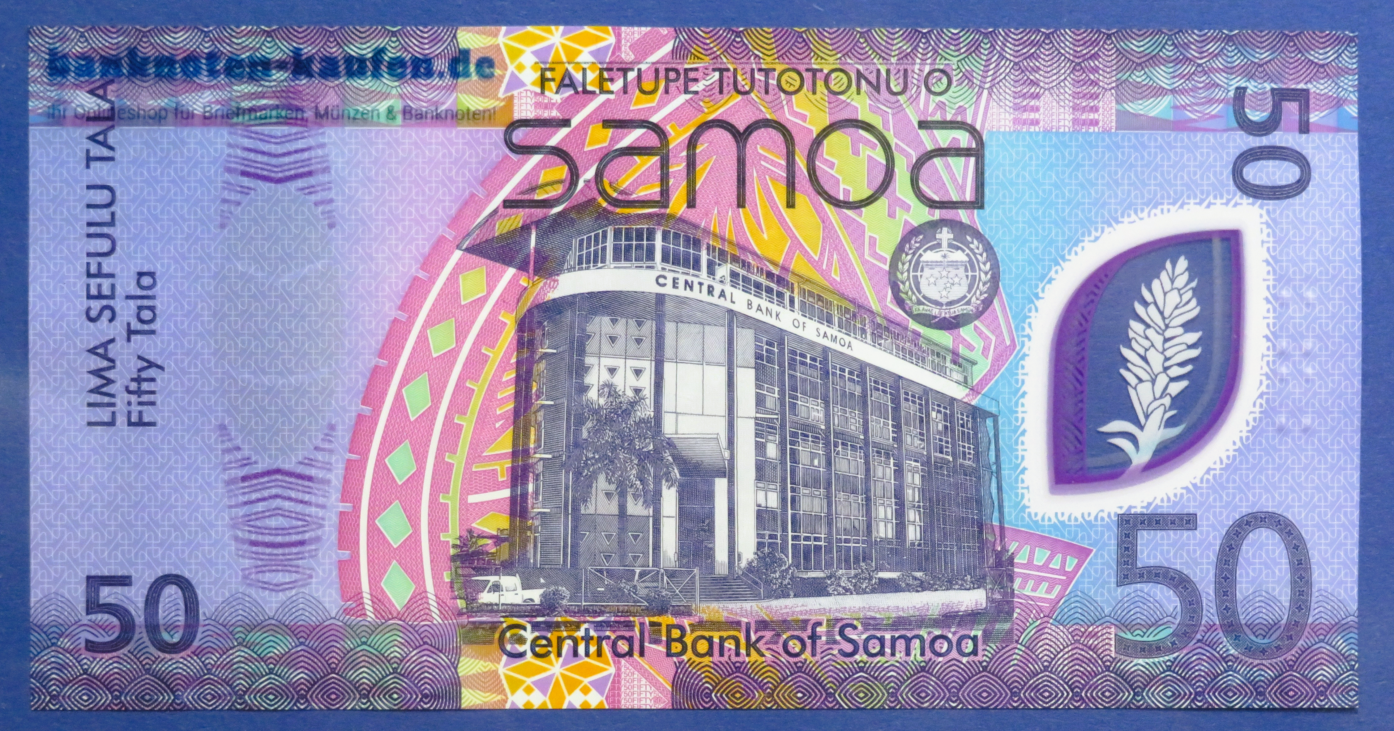 Samoa, 50 Tala, 2025ND, uncirculated (UNC), Polymer, P-50