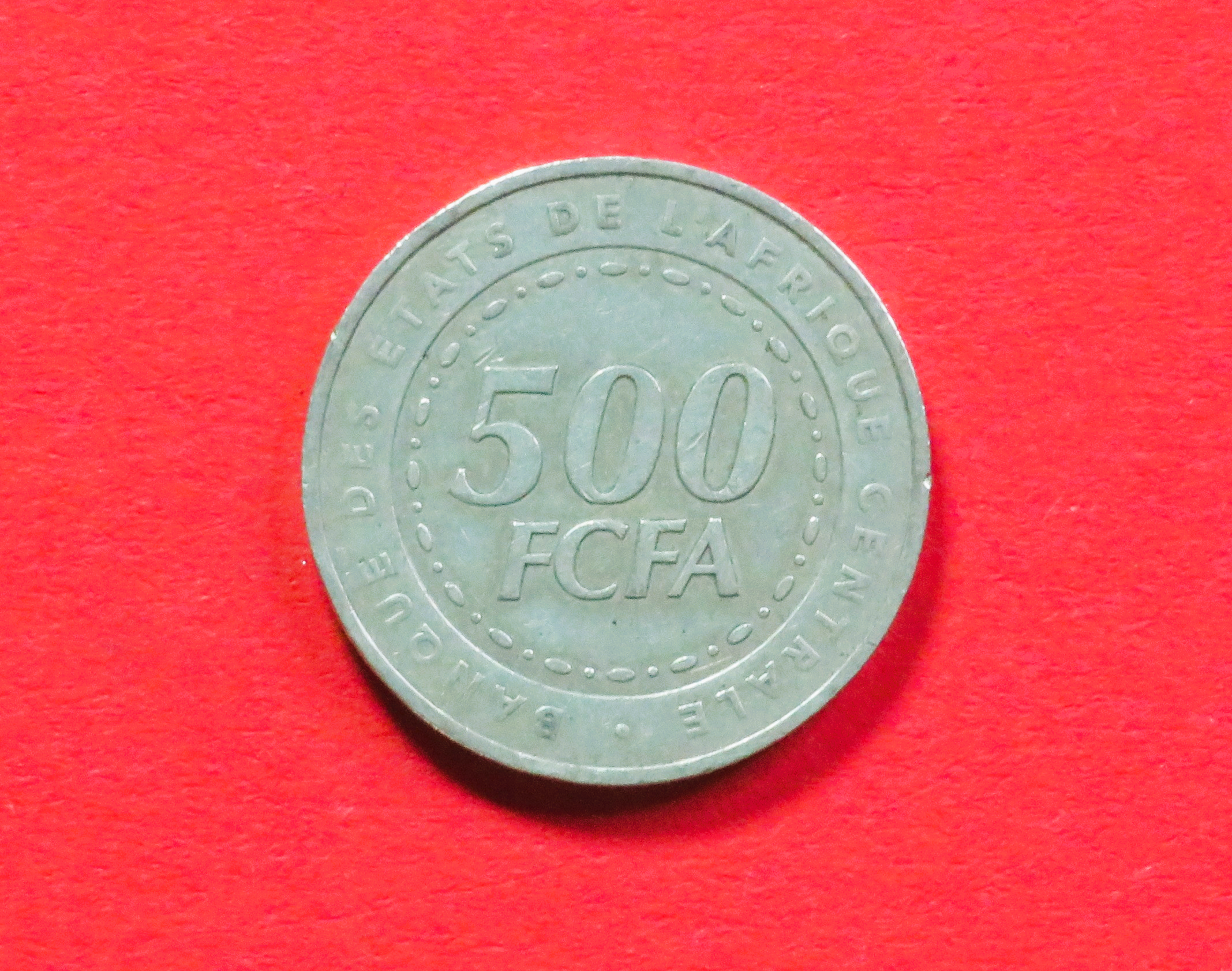 Central African States:  500 Francs, 2006, circulated (used / vf), # 34
