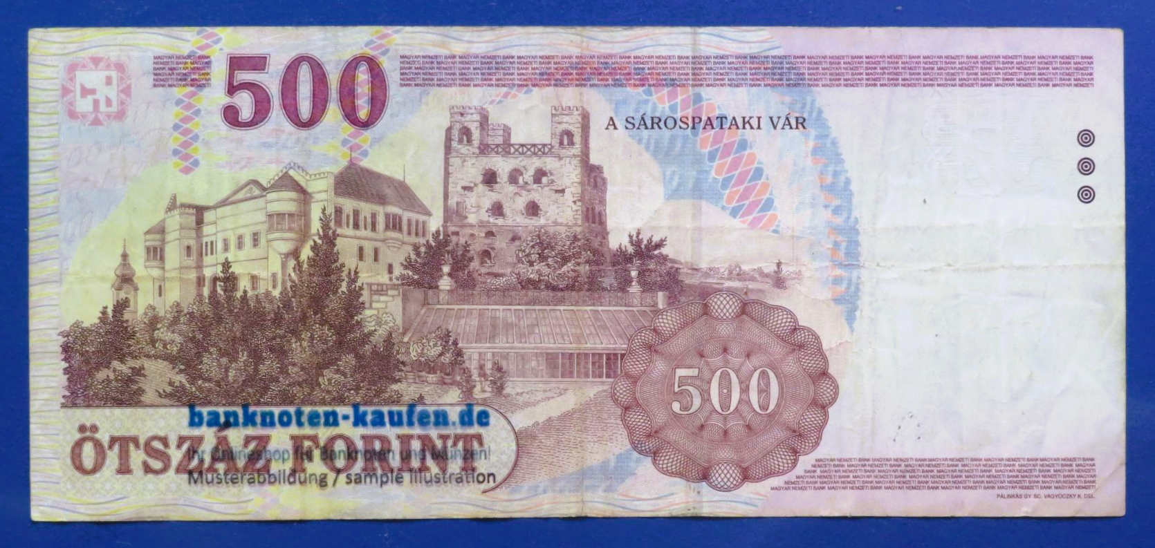 Hungary, 500 Forint, 2001, circulated (USED / VF), P-188a