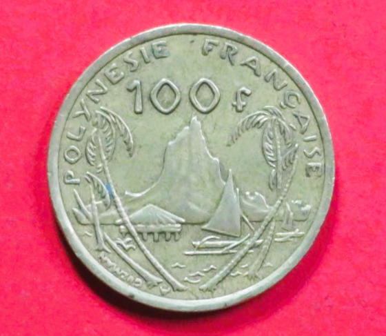 französisch Polynesien: 100 Francs, 2006+, gebraucht (used / ss), # 18a