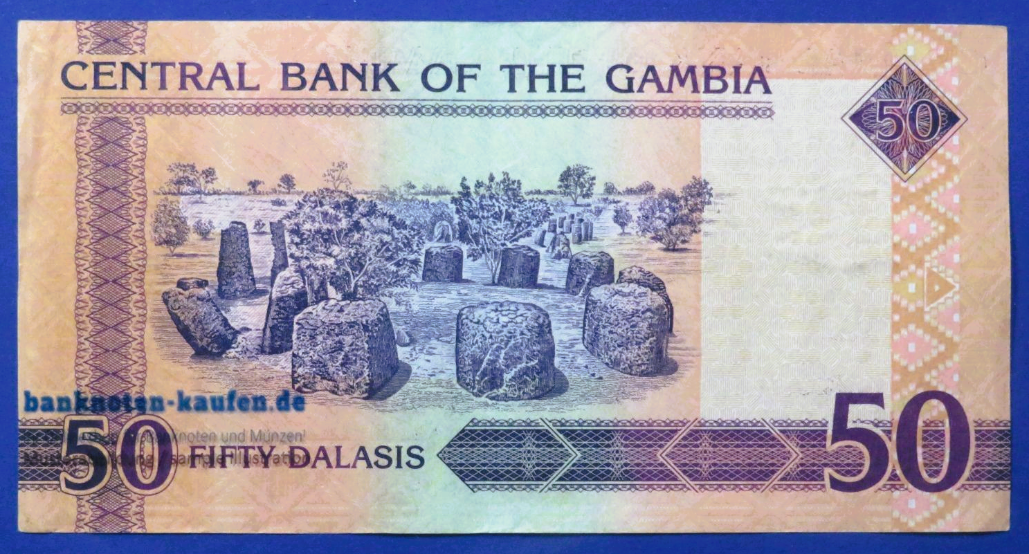 Gambia, 50 Dalasis, 2006ND, circulated (USED / VF+), P-28