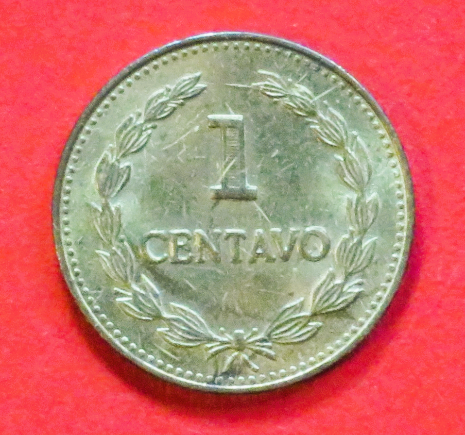 El Salvador: 1 Centavo, 1981, gebraucht (used / ss-vz), # 18.2