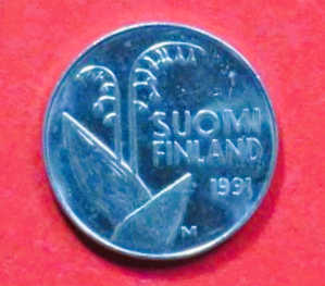Finnland:  10 Penniä, 1990-2001, gebraucht (used / ss-vz), # 67