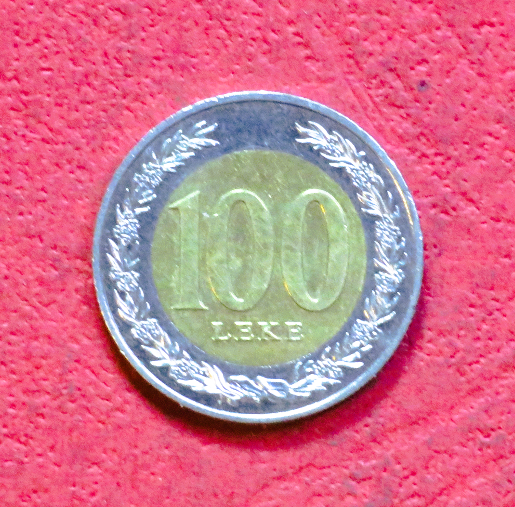 Albanien:  100 Leke, 2000+, gebraucht (USED / ss+), #80