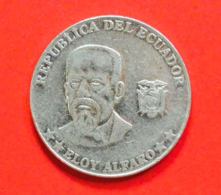 Ecuador: 50 Centavos, 2000, circulated (used / vf-xf), # 104