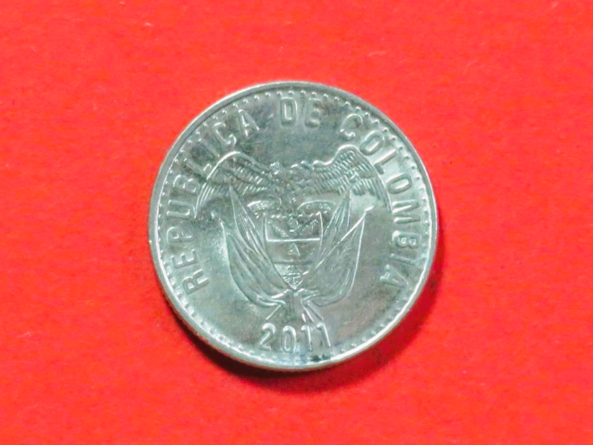 Kolumbien:  50 Pesos, 2007-2012, gebraucht (used / ss), # 111a