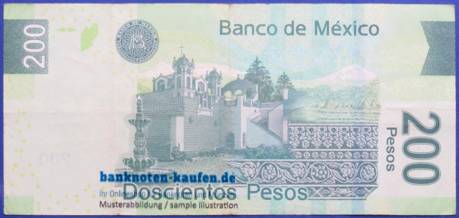 Mexiko, 200 Pesos, 2017, gebraucht (USED / VF), P-125