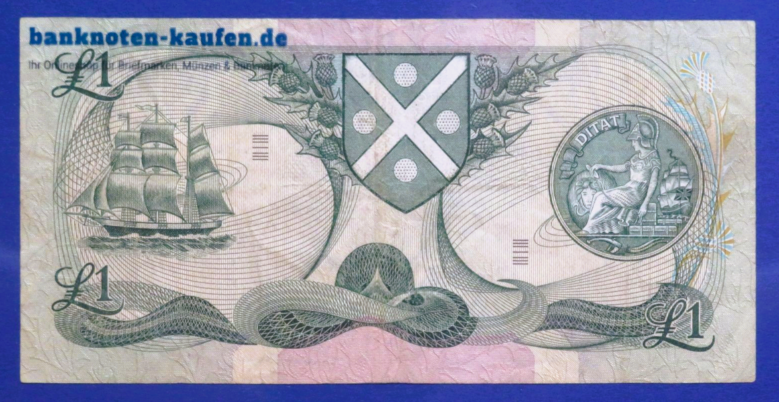 Schottland, 1 Pound, 1981, gebraucht (USED / VF), P-111e