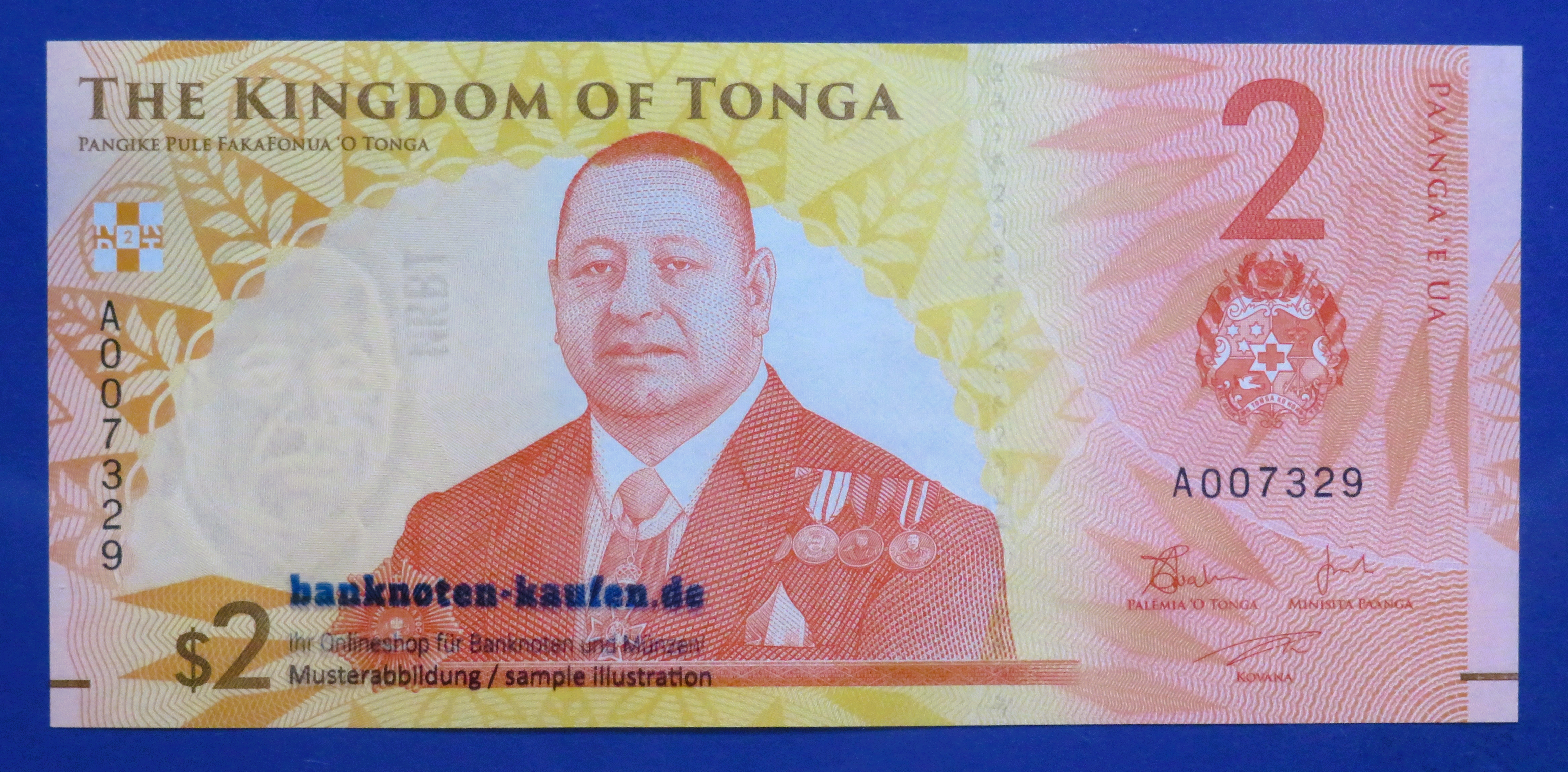 Tonga, 2 Pa`anga, 2023ND, uncirculated (UNC), P-50