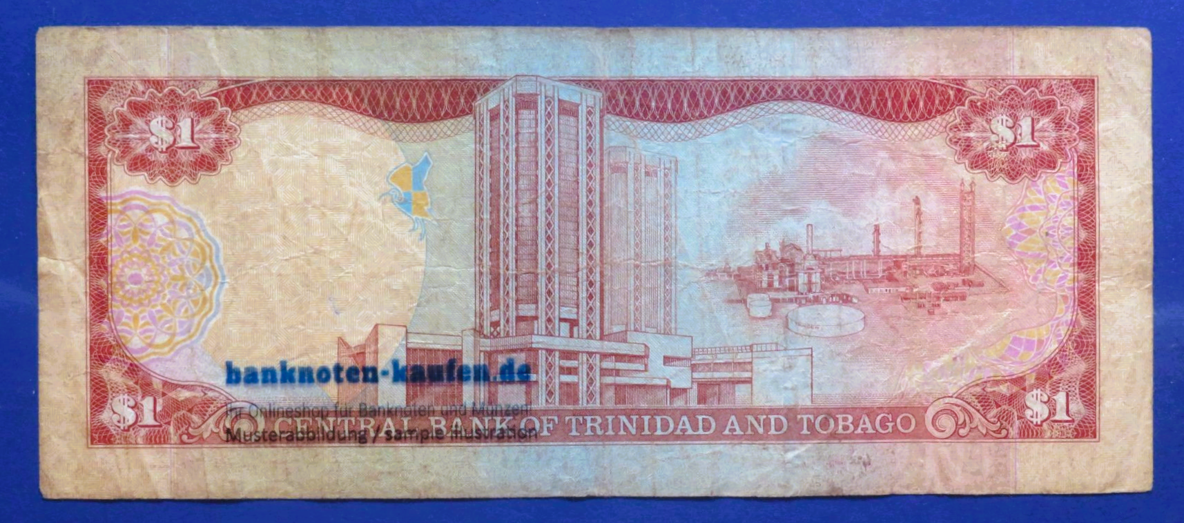 Trinidad and Tobago, 1 Dollar, 2002, circulated (USED / F), P-41