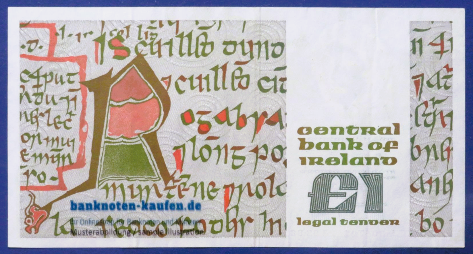 Ireland, 1 Pound, 1988, circulated (USED / VF), P-70d