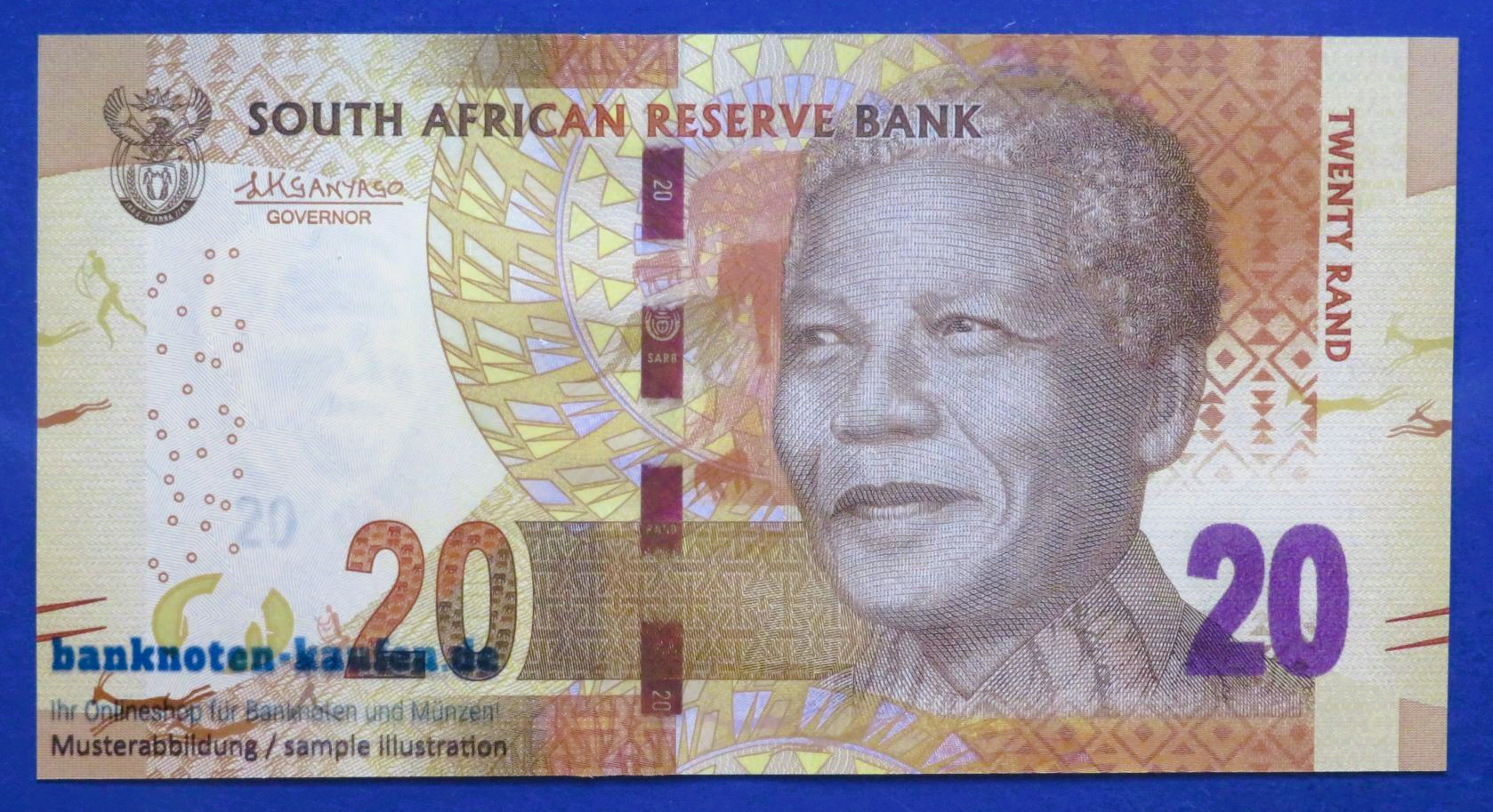 Südafrika, 20 Rand, ND (2013-16), kassenfrisch (UNC), P-139b