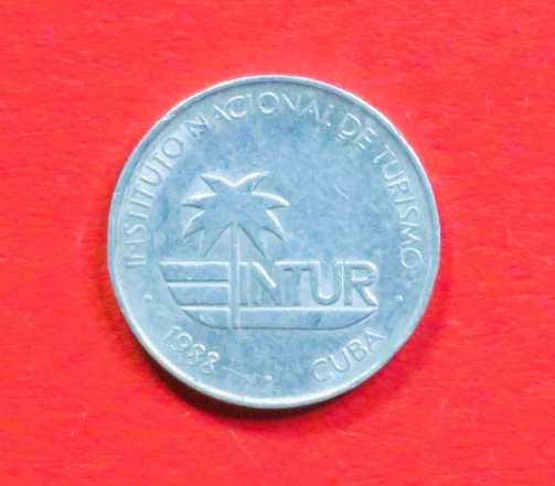 Karibik:  5 Centavos, 1988, gebraucht (used / ss), # 702