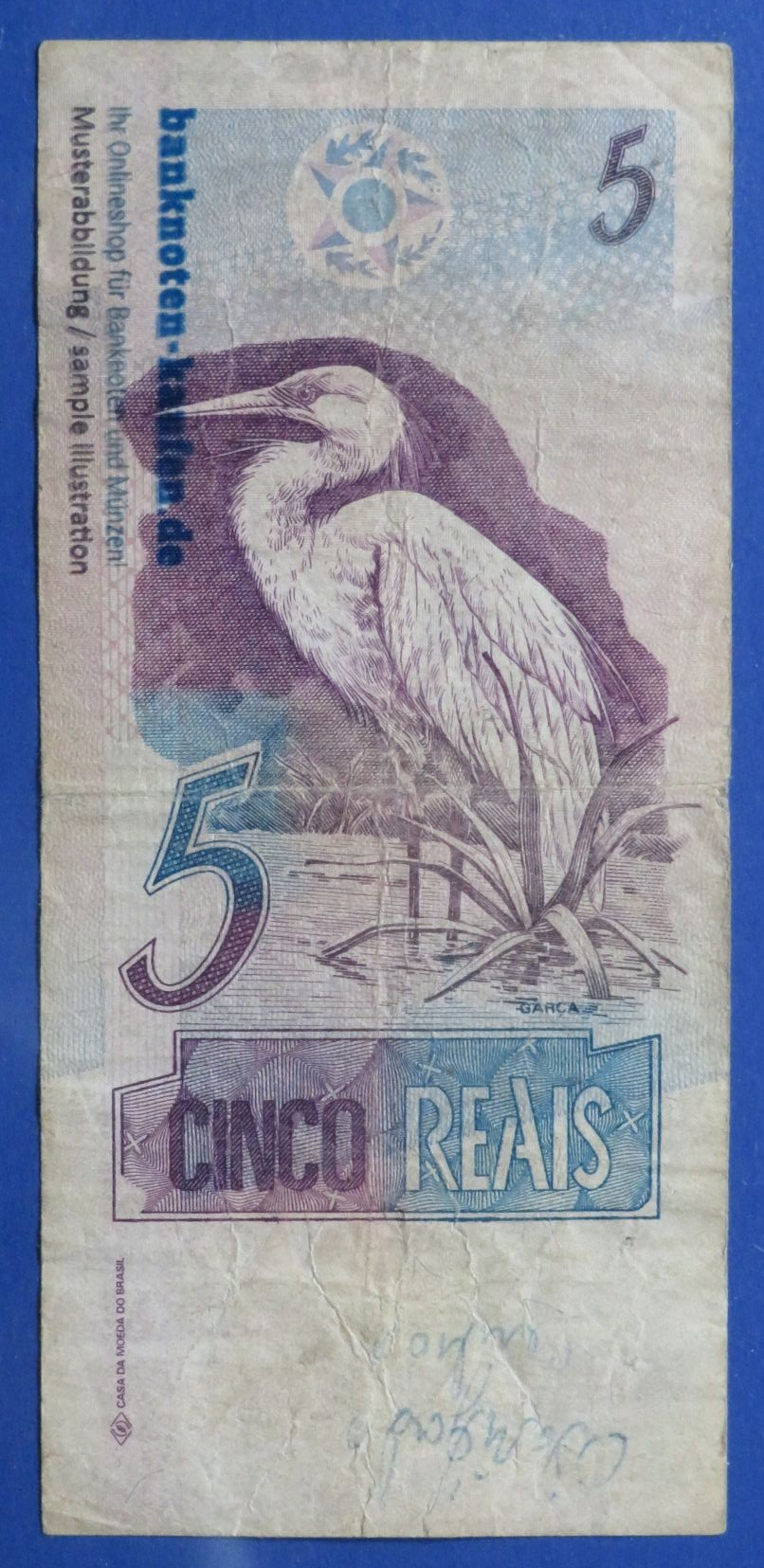 Brasilien, 5 Reais,  ab 1997ND, gebraucht  (USED / G), P-244A