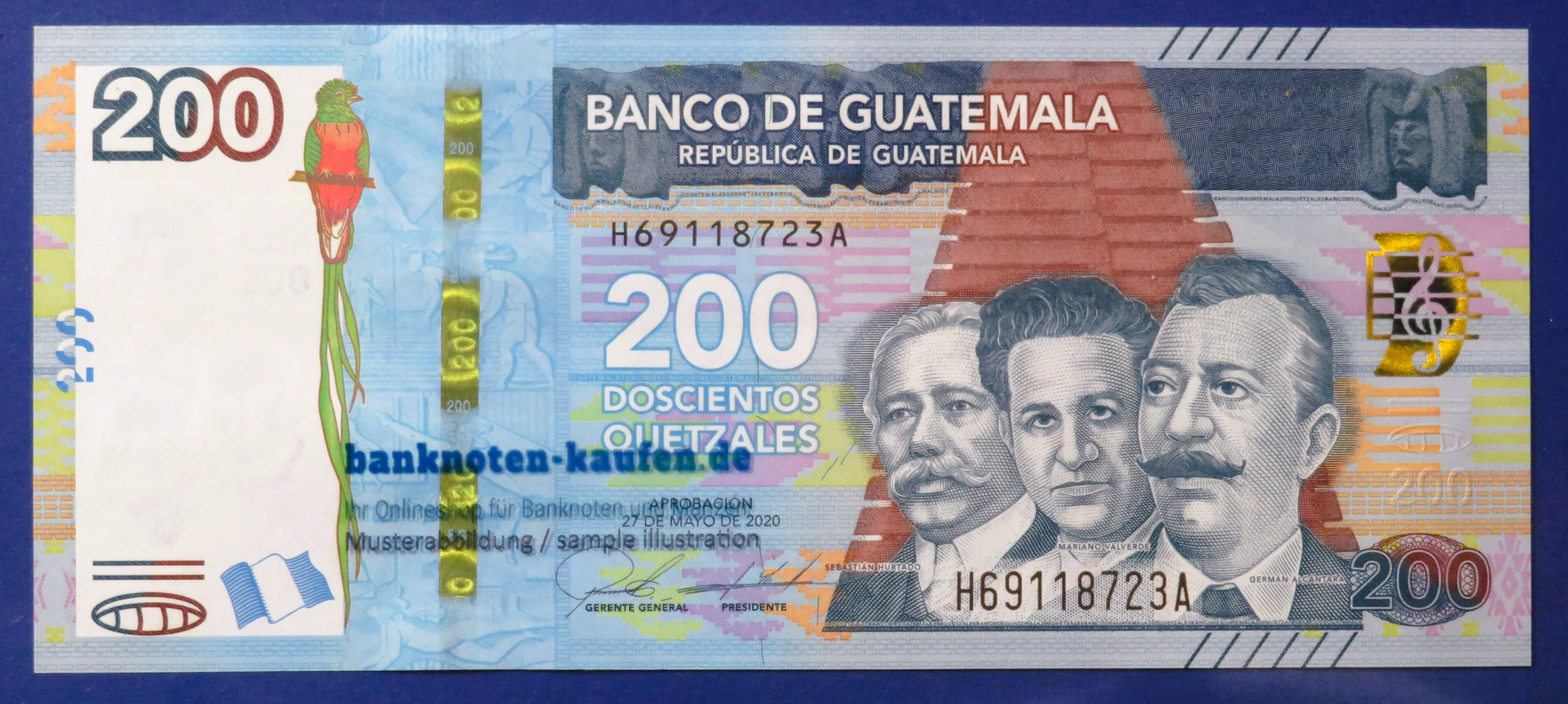 Guatemala, 200 Quetzales, 2020, uncirculated (UNC)