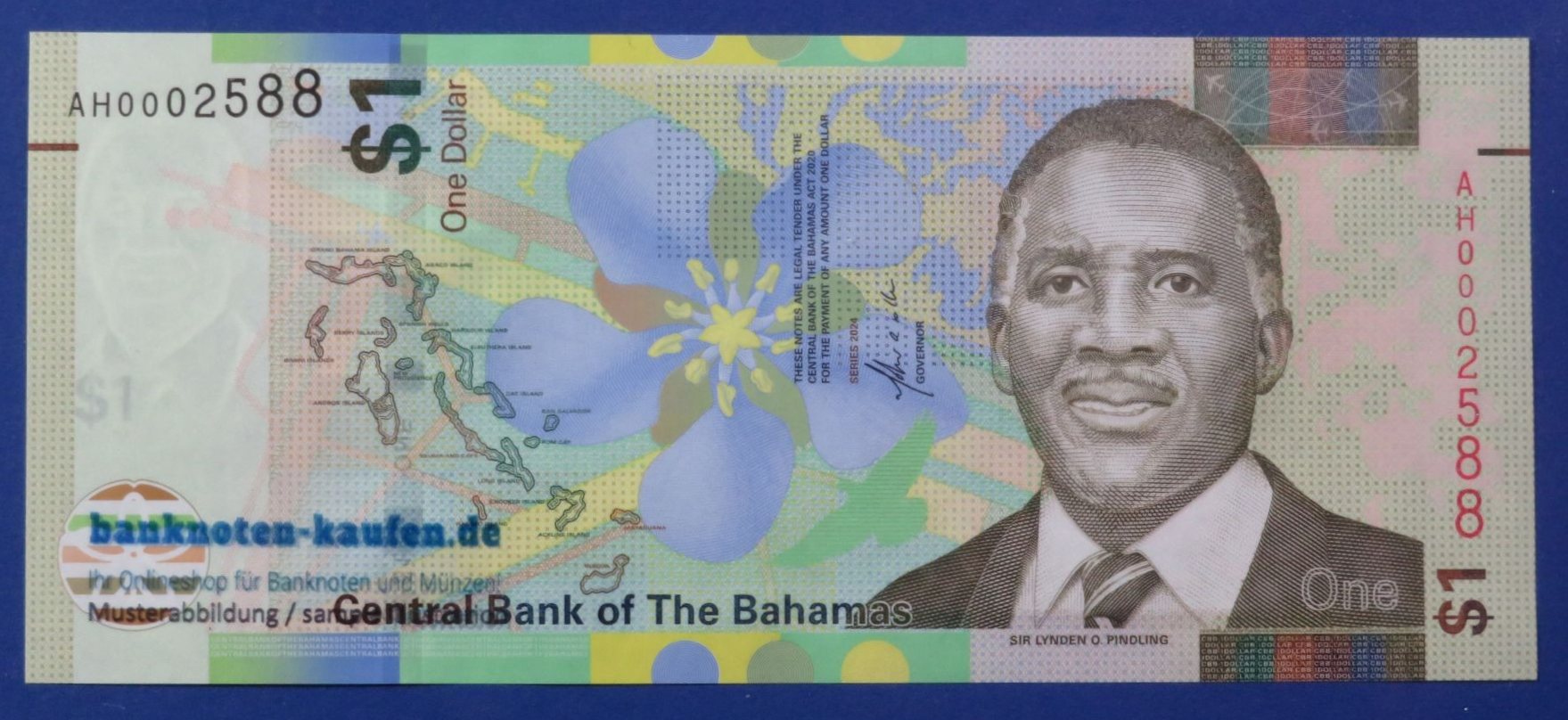 Bahamas, 1 Dollar, 2024, uncirculated (UNC)