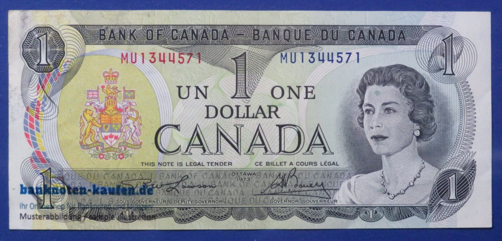 Canada, 1 Dollar, 1973, circulated (USED / VF+), P-85a