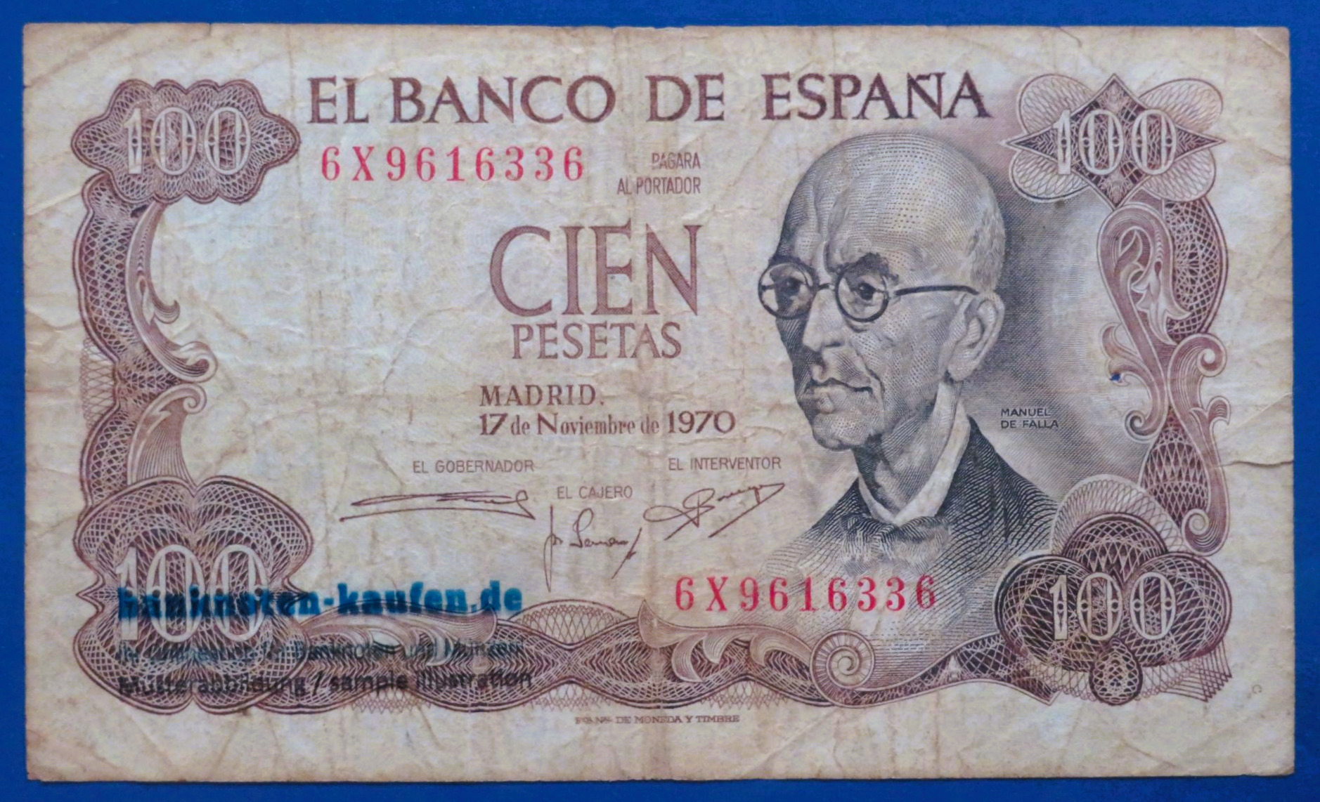 Spain, 100 Pesetas, 1970, circulated (USED / F), P-152