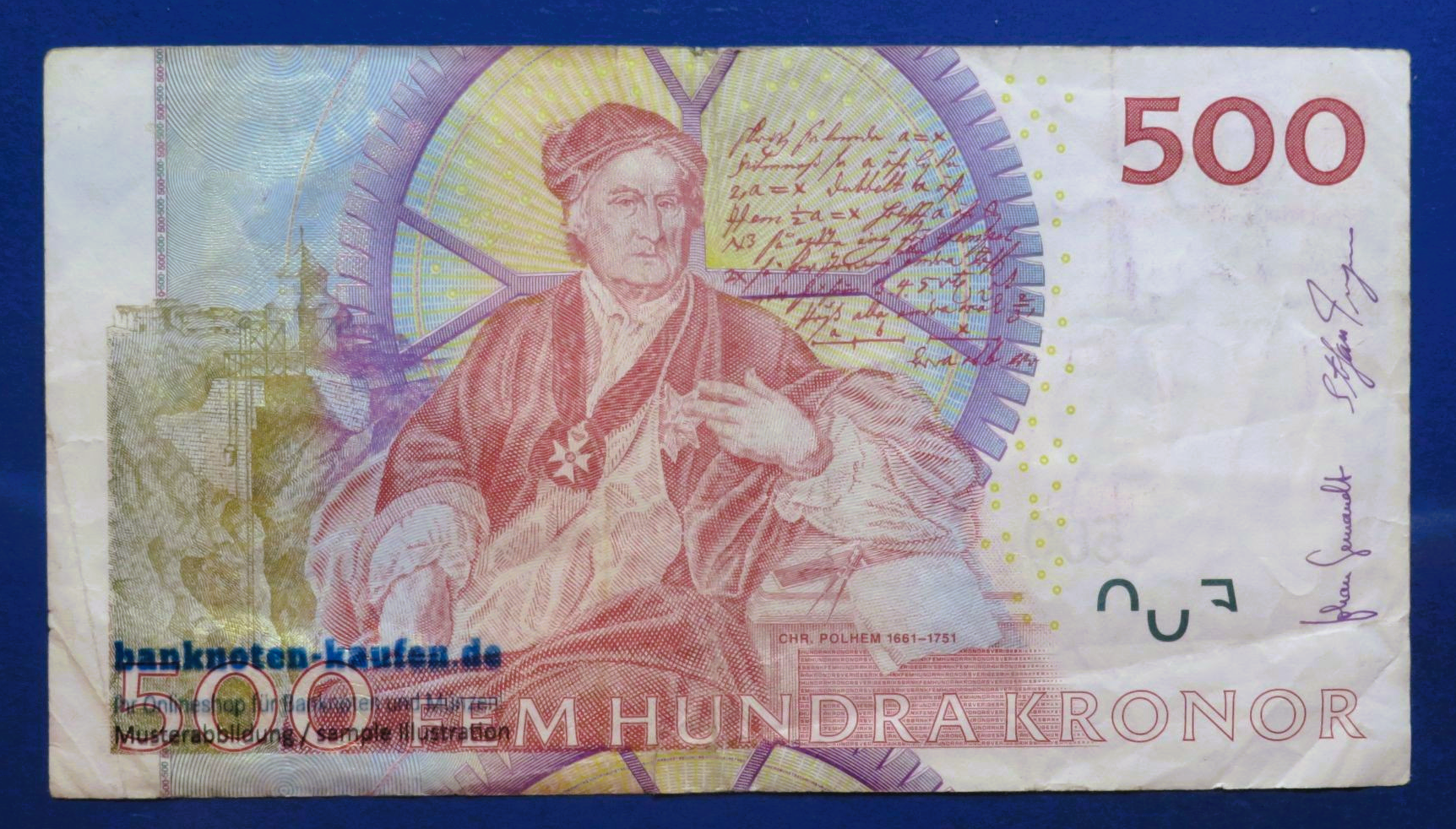 Sweden, 500 Kronor, 2007, circulated (USED / F+), P-66c