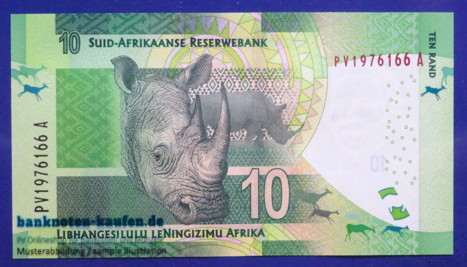 Südafrika, 10 Rand, ND (2013-16), kassenfrisch (UNC), P-138b