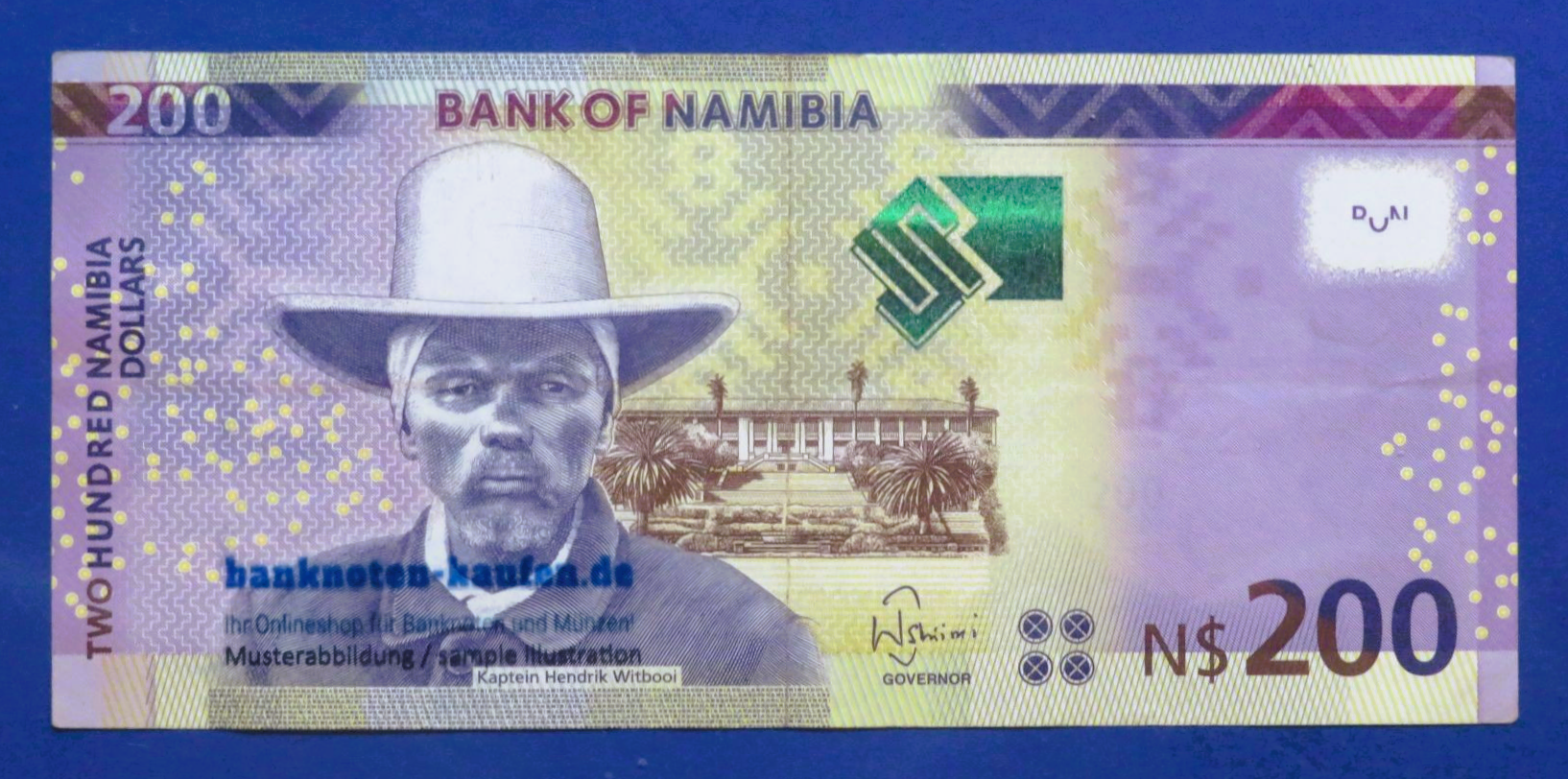 Namibia, 200 Dollars, 2018, gebraucht (USED / VF), P-15c