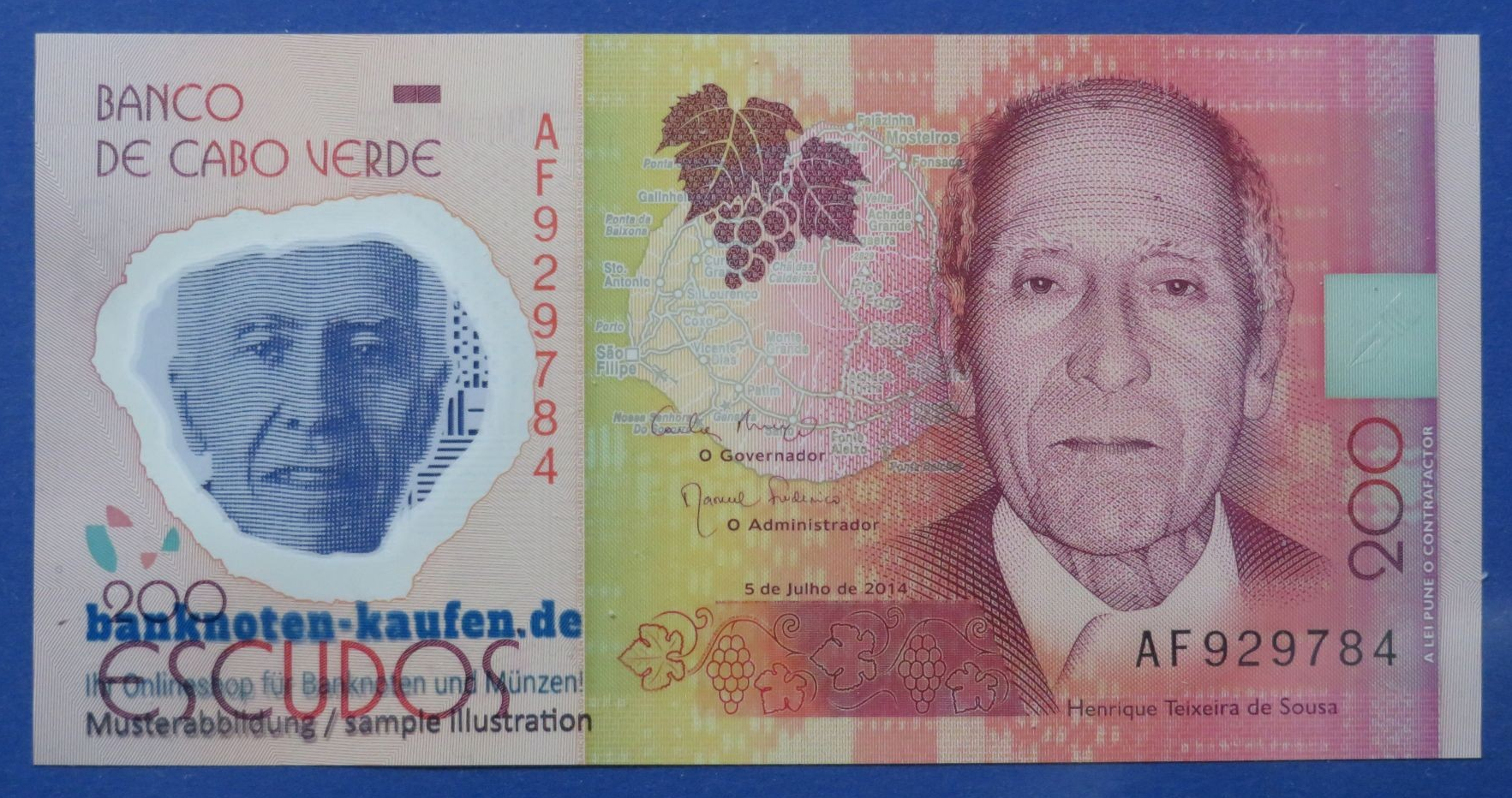 Cape Verde, 200 Escudos, 2014, uncirculated (UNC), Polymer, P-71