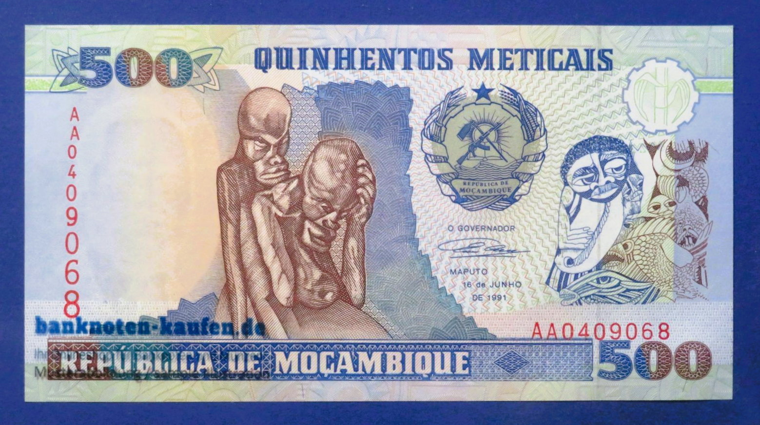 Mozambique, 500 Meticais, 1991, uncirculated (UNC), P-134