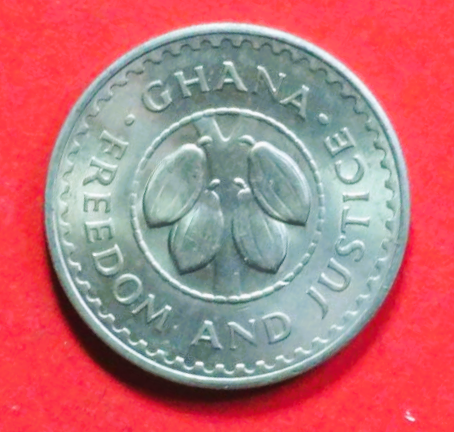 Ghana: 10 Pesewas, 1967-1979, gebraucht (used / vz), # 16