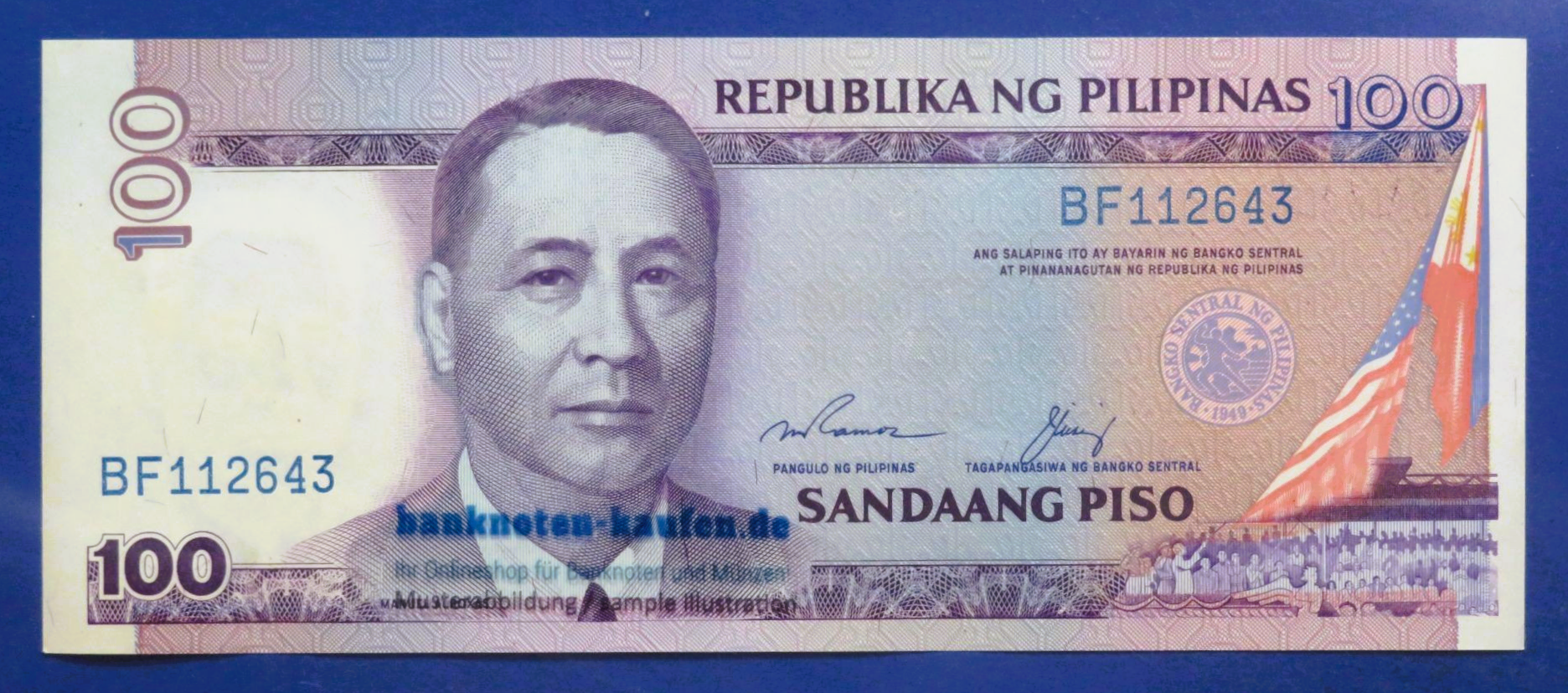 Philippines, 100 Piso, ND (1987-94), uncirculated (UNC), P-172f