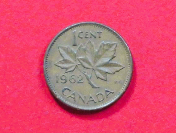Canada:  1 Cent, 1953-1964, circulated (used / vf), QE II., # 48