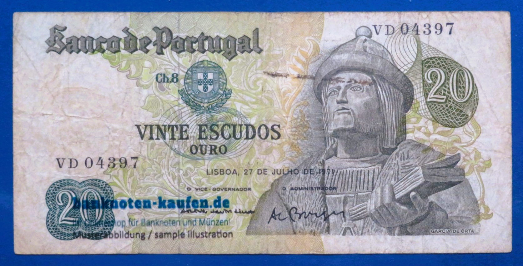 Portugal, 20 Escudos, 1971, gebraucht (USED / F), P-173