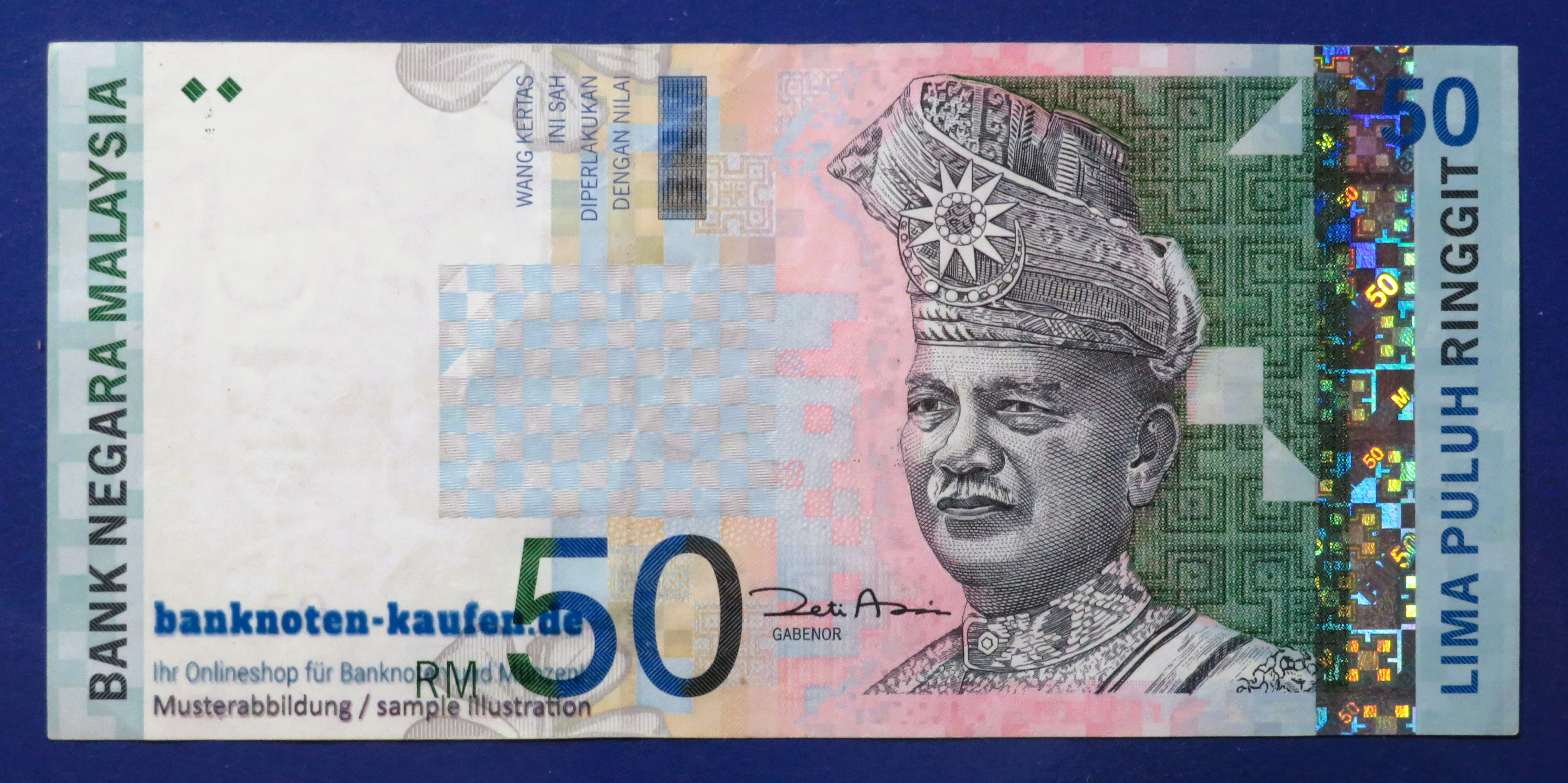 Malaysia, 50 Ringgit, 2001ND, circulated (USED / VF), P-43