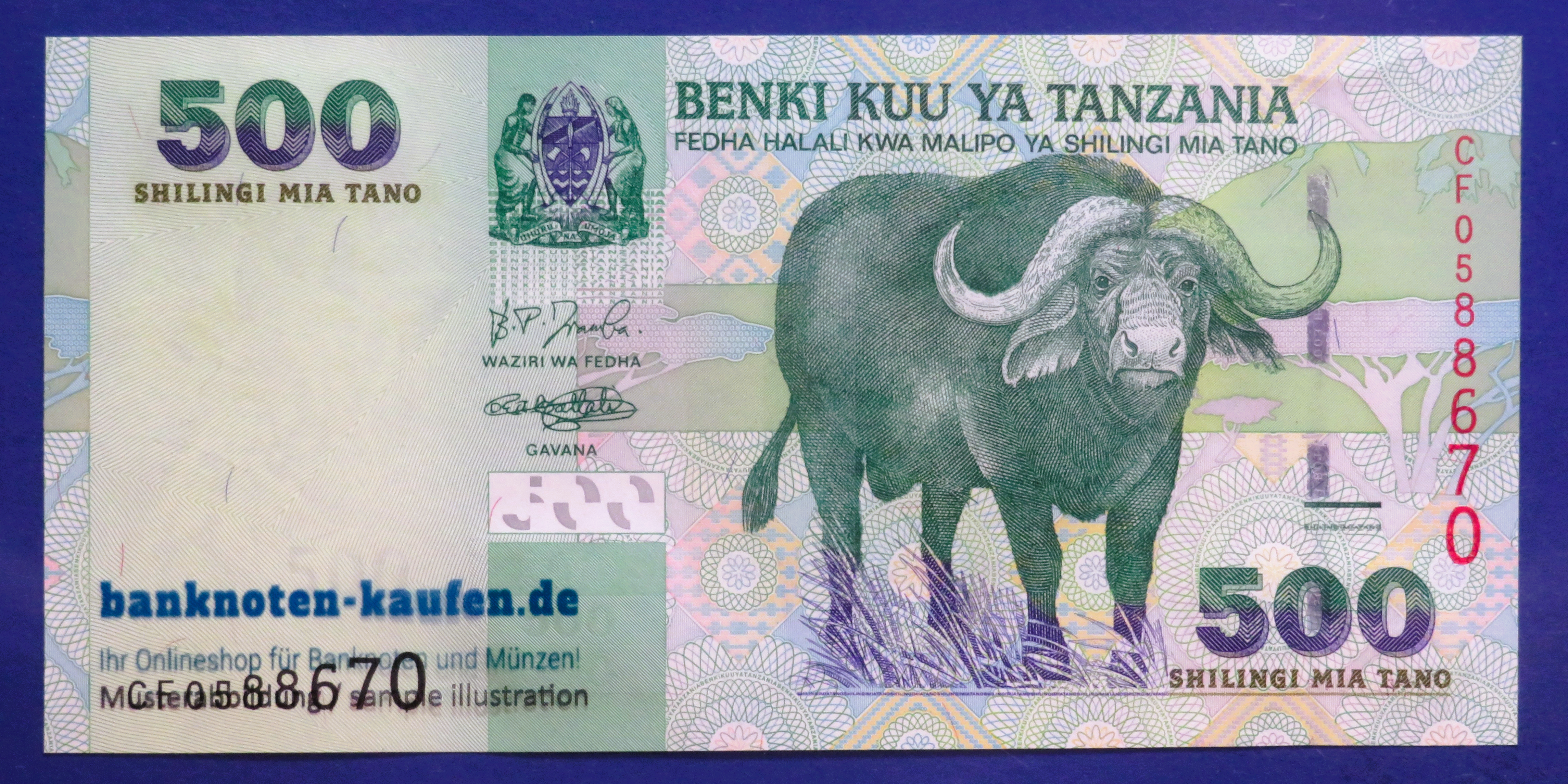 Tanzania, 500 Shillings, 2003ND, uncirculated (UNC), P-35