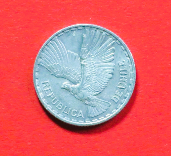 Chile: 1/2 Centesimo, 1962-1963, gebraucht (used / ss), # 29