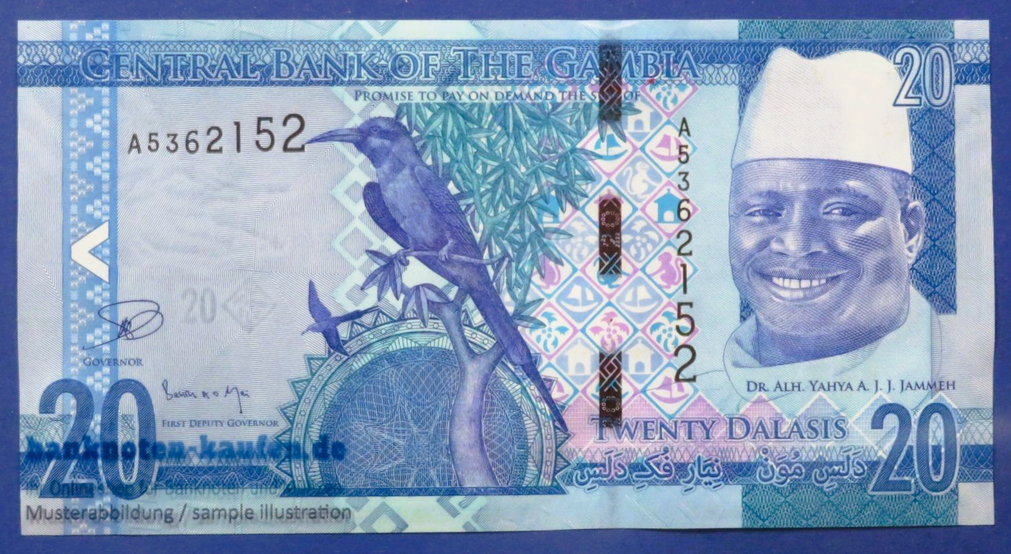 Gambia, 20 Dalasis, 2015ND, uncirculated (UNC), P-33