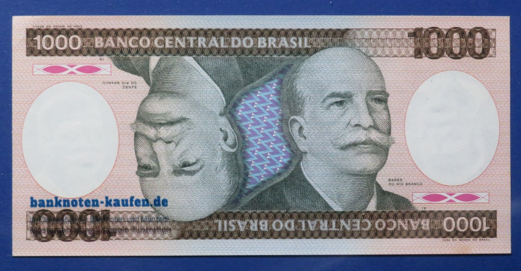 Brazil - 1,000 Cruzeiros, 1981-86ND, about uncirculated (AU), P-201