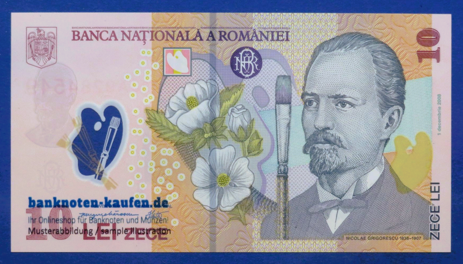Romania, 10 Lei, 2008 (2013), uncirculated (UNC), Polymer, P-119i