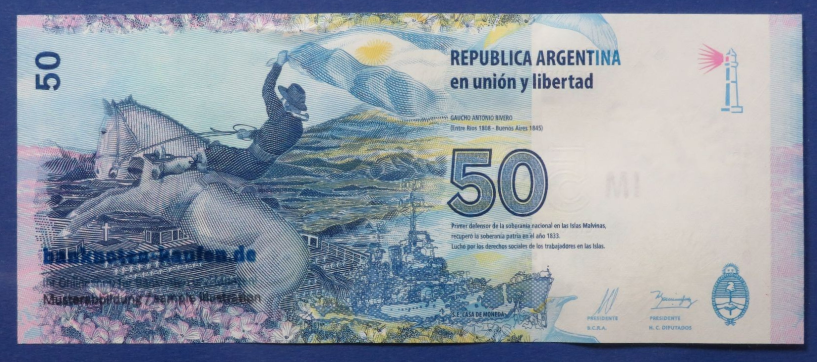 Argentina, 50 Pesos, 2015ND, uncirculated (UNC), P-362
