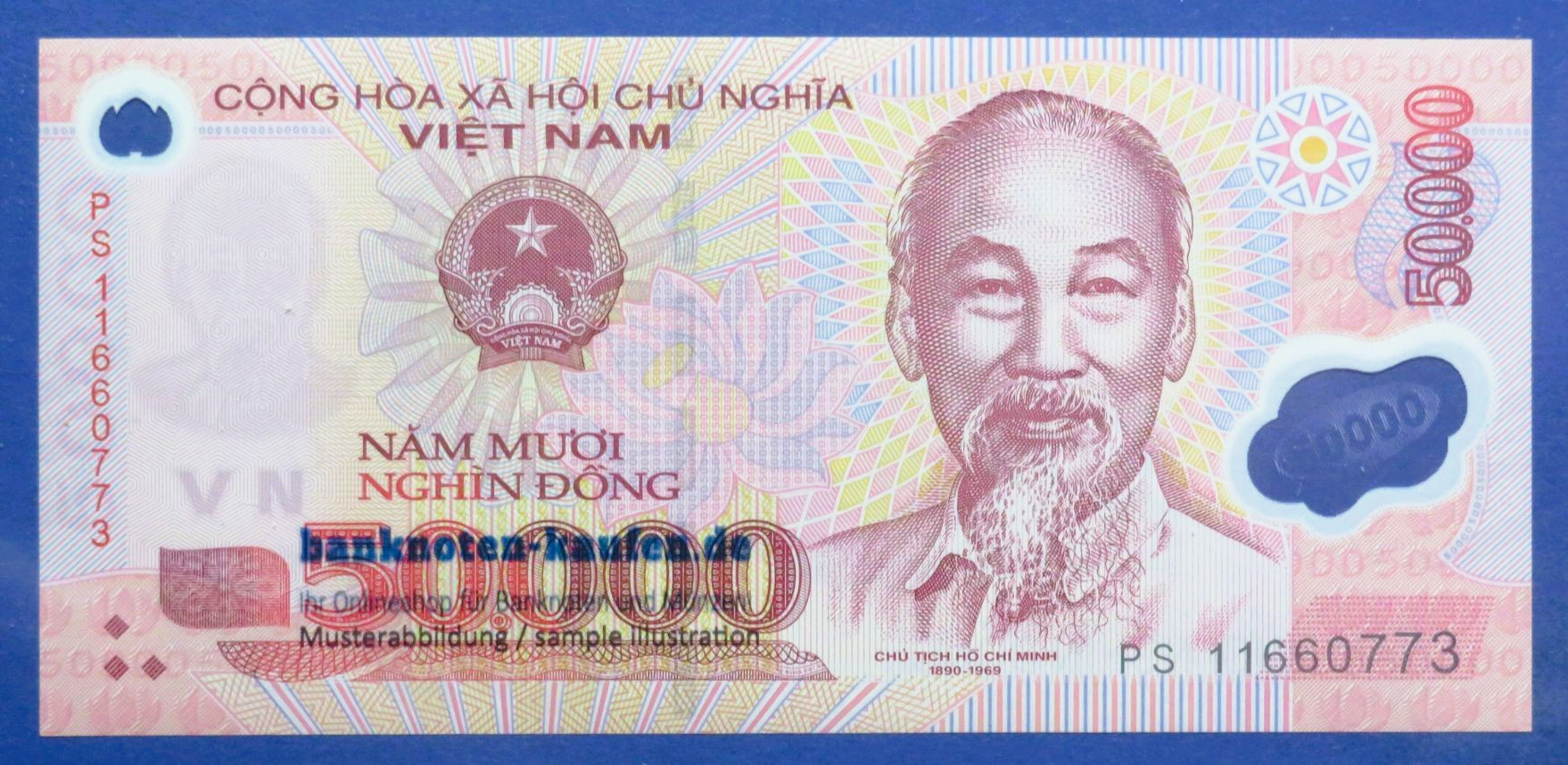 Viet Nam - 50,000 Dong, 2011, uncirculated (UNC), Polymer, P-121