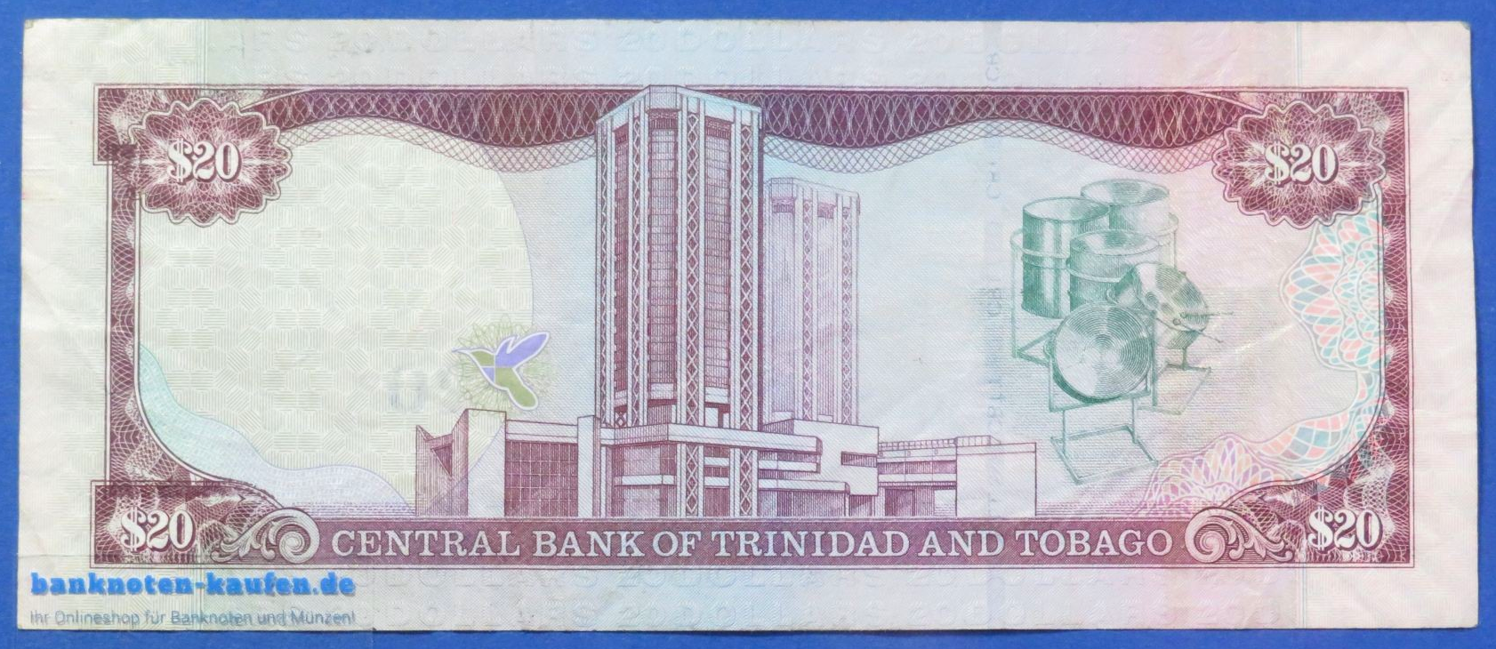 Trinidad and Tobago, 20 Dollars, 2006, circulated (USED / VF), P-49a